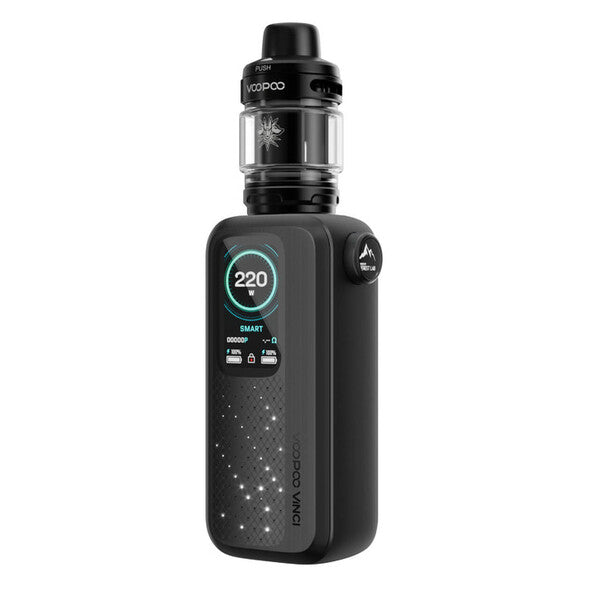 Best Deal VooPoo Vinci Spark 220 Box Mod Starter Kit - Midnight Black