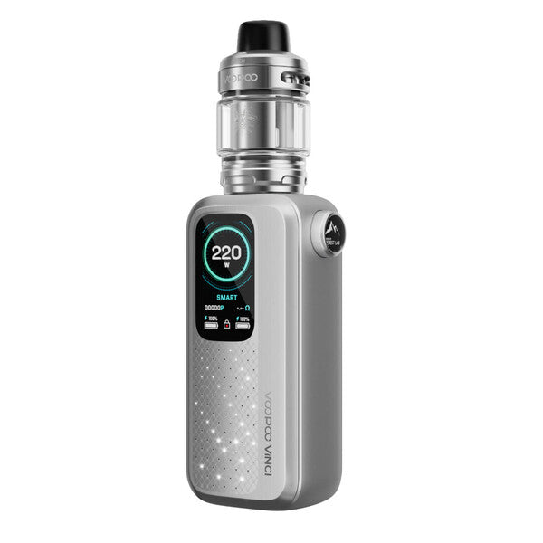 Best Deal VooPoo Vinci Spark 220 Box Mod Starter Kit - Tech Silver