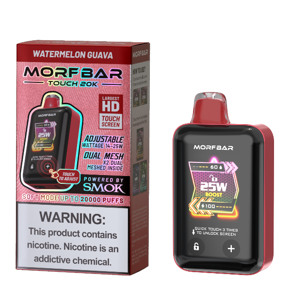 Best Deal SMOK Morf Bar Touch 20000 Puffs Disposable Vape 18mL - Watermelon Guava