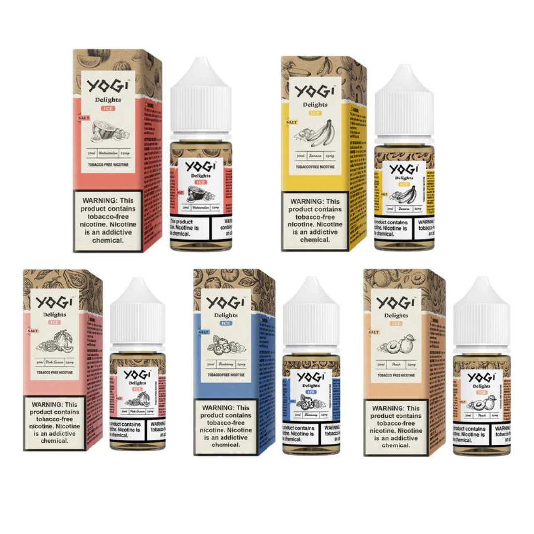 Yogi Delights TFN Salt Vape Juice 30mL Best Flavors