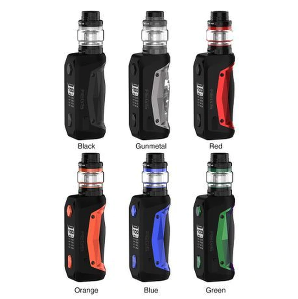 Aegis Solo Mod Only 100w Best Colors Stealth Black Camo Gunmetal Red & Black Orange Blue & Black Green & Black