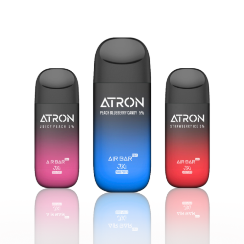 Air Bar Atron 5000 Puffs Disposable Vape 10mL Best Flavors Berry Freeze Black Dragon Ice Clear Cool Mint Frozen Watermelon Fruit SAGA Hawaiian Watermelon Juicy Peach Mixed Berries Peach Blueberry Candy Strawberry Ice Strawberry Watermelon Refresher Watermelon Cantaloupe Honeydew