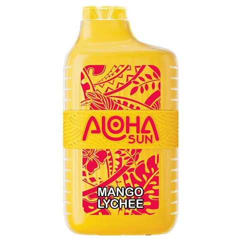 Best Deal Aloha Sun 7000 Puffs Disposable Vape 10 Pack 15mL Mango Lychee