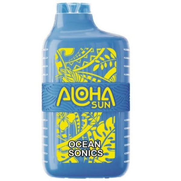 Best Deal Aloha Sun 7000 Puffs Disposable Vape 10 Pack 15mL Ocean Sonics