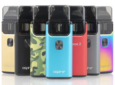 Aspire Breeze 2 Kit Best Colors Gold Black Camo Blue Red Grey Rainbow