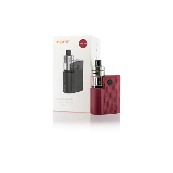 Aspire PockeX Box Mod Kit Best Color Date Red