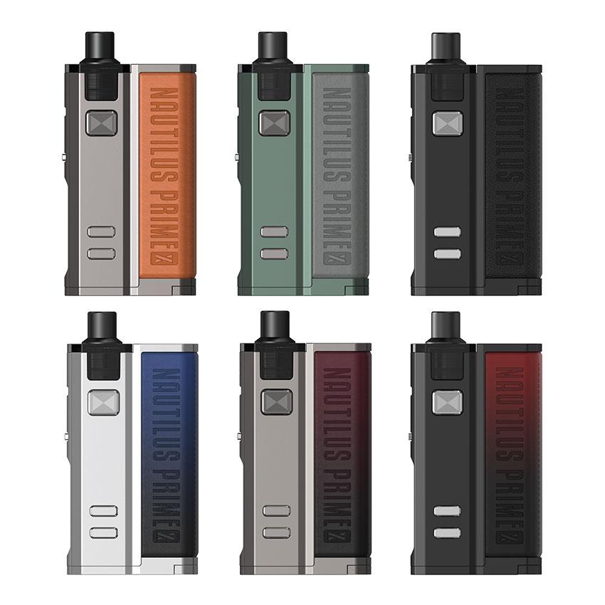 Aspire Nautilus Prime X Kit 60w Best Colors Retro Brown Hunter Green Charcoal Black Blue Gradient Maroon Gradient Red Gradient