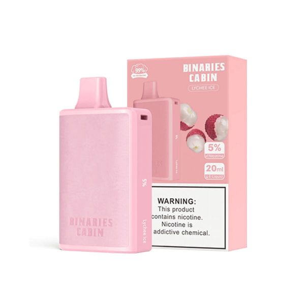 Best Deal HorizonTech Binaries Cabin 10000 Puffs Disposable Vape 20mL Lychee Ice