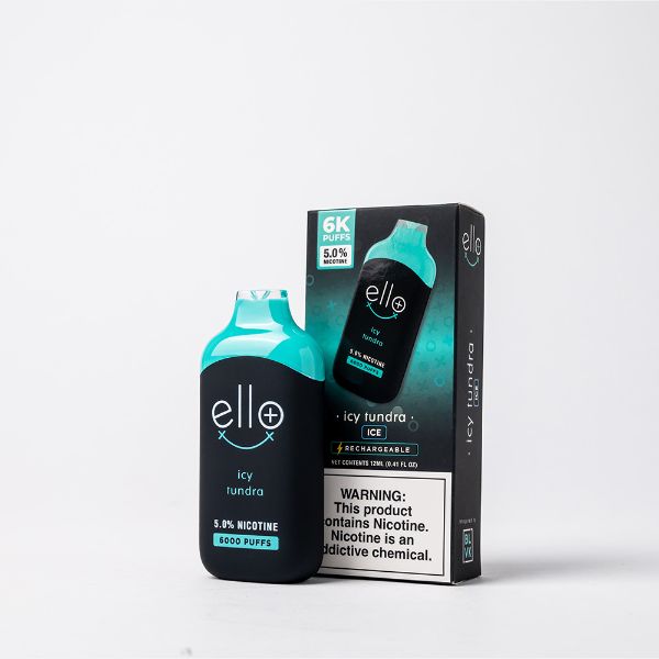 Best Deals BLVK Ello Plus Disposable Vape 12mL Best Flavor Icy Tundra