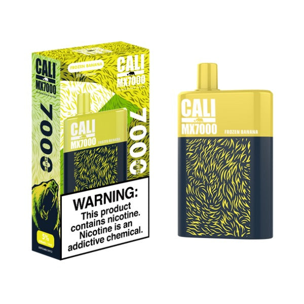 Cali Pods Cali MX7000 Disposable Vape 14mL Best Flavor Frozen Banana