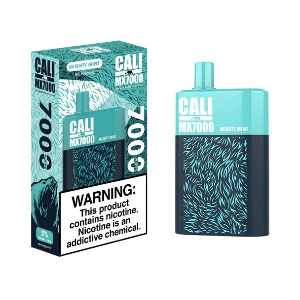 Cali Pods Cali MX7000 Disposable Vape 14mL Best Flavor Mighty Mint