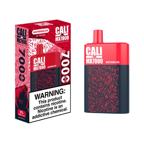 Cali Pods Cali MX7000 Disposable Vape 14mL Best Flavor Watermelon