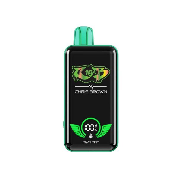 Best Deal Chris Brown CB15K Rechargeable Disposable Vape 15mL Miami Mint