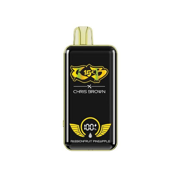 Best Deal Chris Brown CB15K Rechargeable Disposable Vape 15mL Passionfruit Pineapple