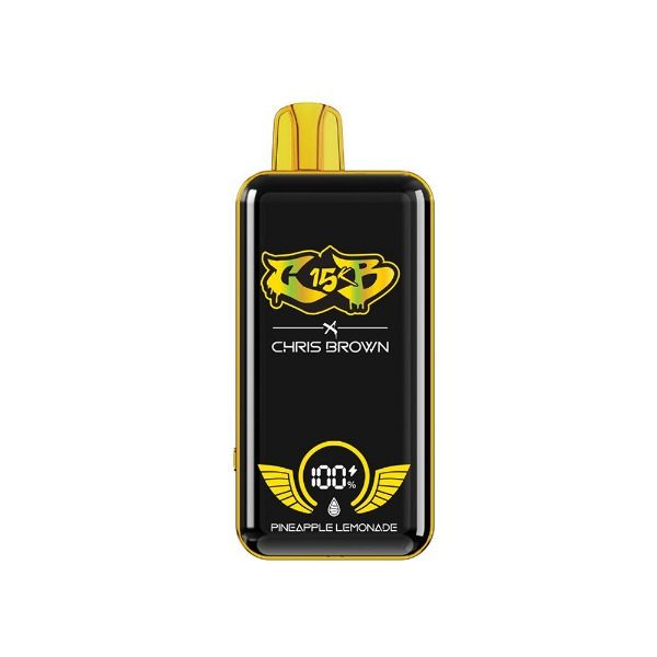 Best Deal Chris Brown CB15K Rechargeable Disposable Vape 15mL Pineapple Lemonade