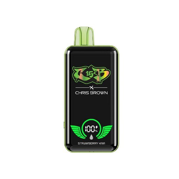 Best Deal Chris Brown CB15K Rechargeable Disposable Vape 15mL Strawberry Kiwi