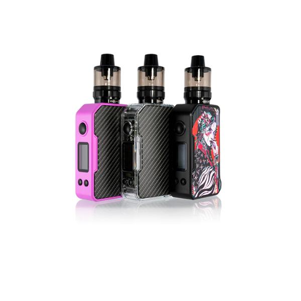 Dovpo MVP 220w Box Kit Best Colors Carbon Fiber Purple Carbon Fiber Transparent Geisha Black