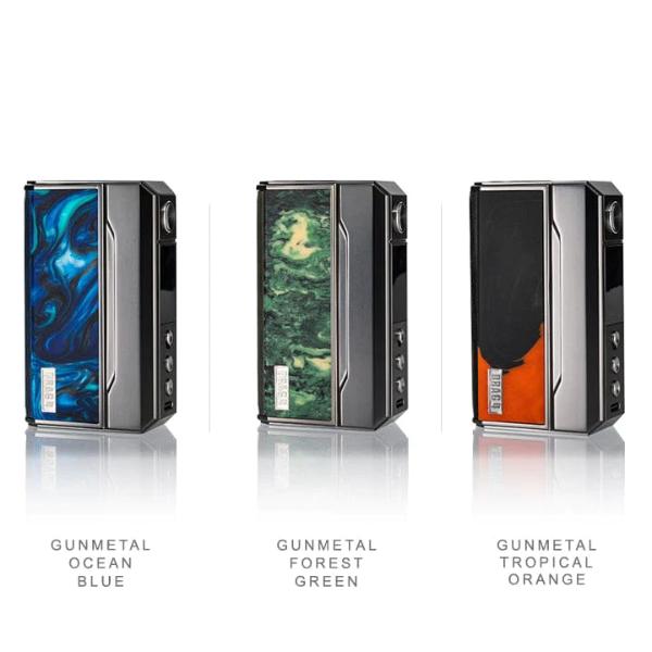 Voopoo Drag 4 177w Box Mod Vape Best Colors Gunmetal Ocean Blue Gunmetal Forest Green Gunmetal Tropical Orange