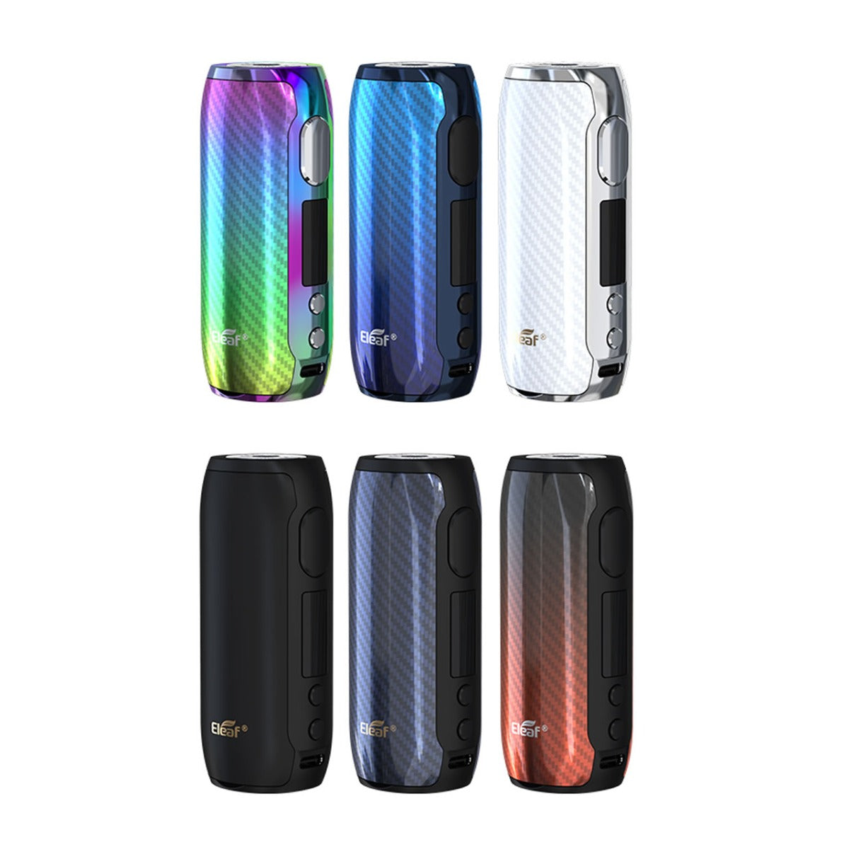 Eleaf iStick Rim C Mod Best Colors Rainbow Obsidian Gradient Blue White  MatteBlack Blue Gradient Red