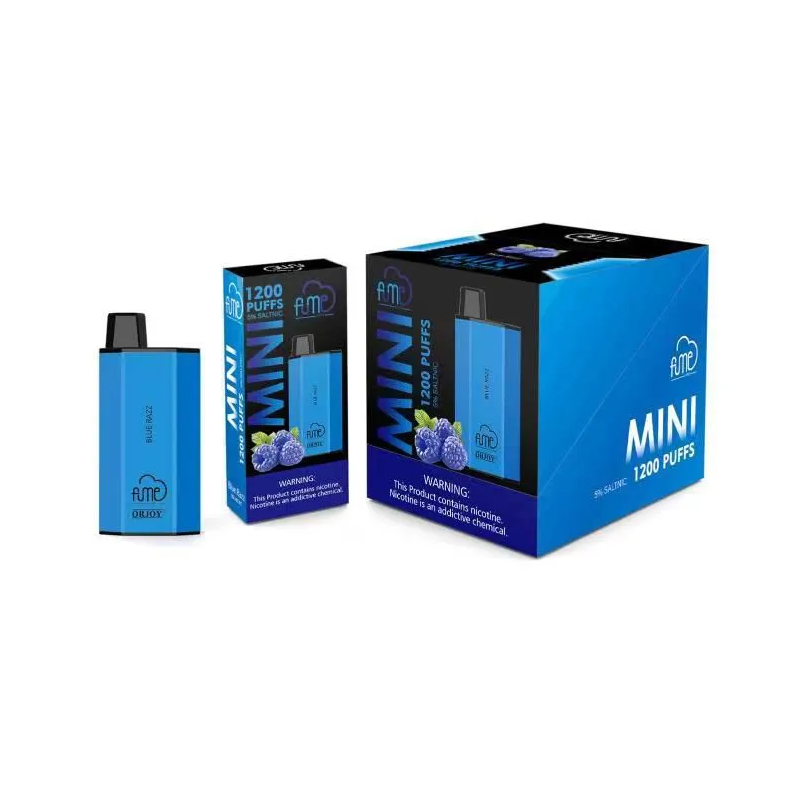 Best Deals Fume Mini 1200 Puffs Disposable 3mL 10 Pack Best Blue Razz