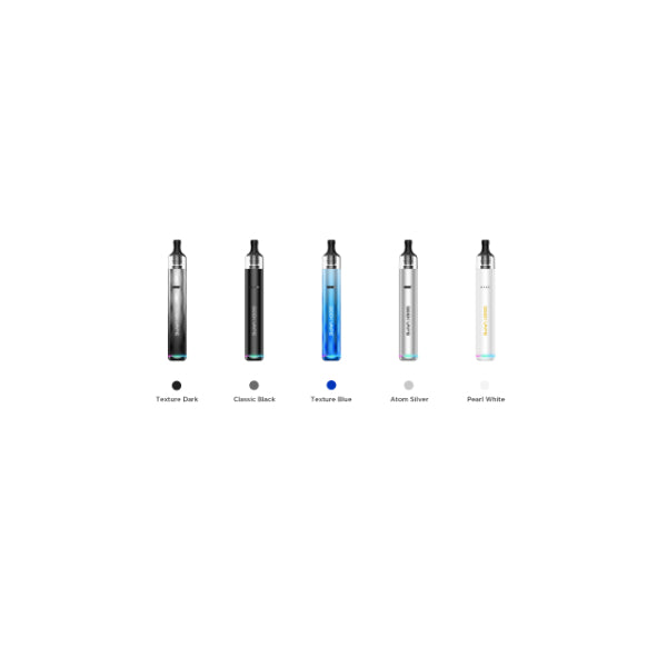 GeekVape Wenax S3 Kit Best Colors Texture Dark Classic Black Texture Blue Atom Silver Pearl White