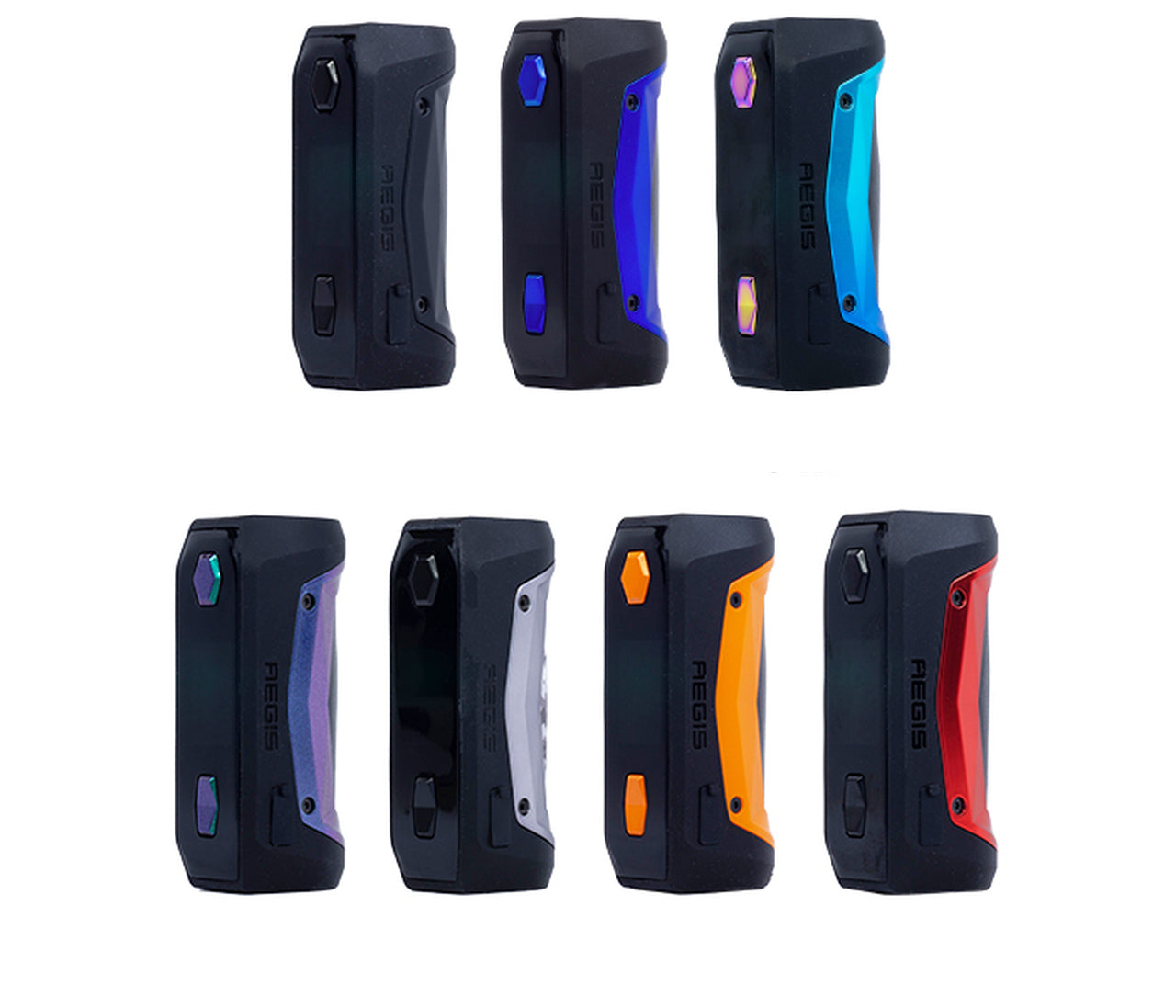 Aegis Solo Mod Only 100w Best Colors Stealth Black Blue & Black Blue Green Camo Gunmetal Orange Red & Black