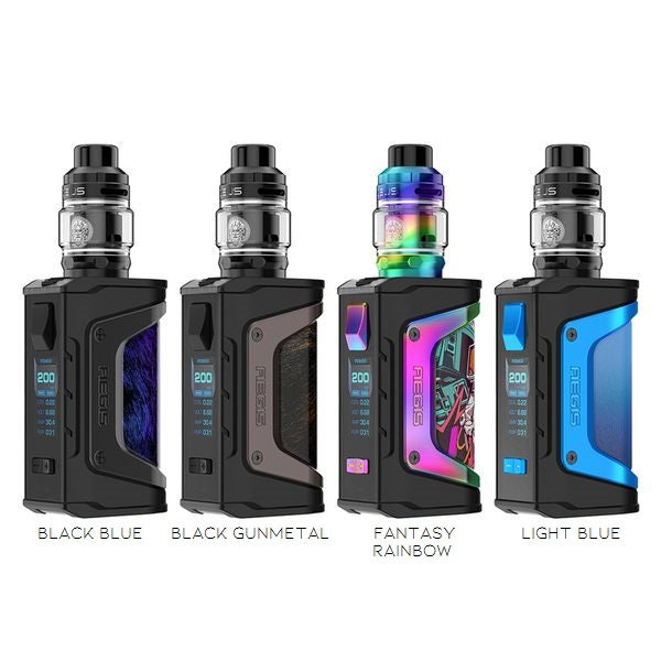 GeekVape Aegis Legend Zeus Kit Best Colors Black Blue Black Gunmetal Fantasy Rainbow Light Blue