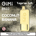 Best Deal Gimi 8500 Puffs Flum Disposable Vape 14mL Coconut Banana