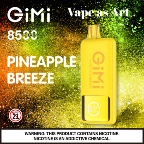 Best Deal Gimi 8500 Puffs Flum Disposable Vape 14mL Pineapple Breeze