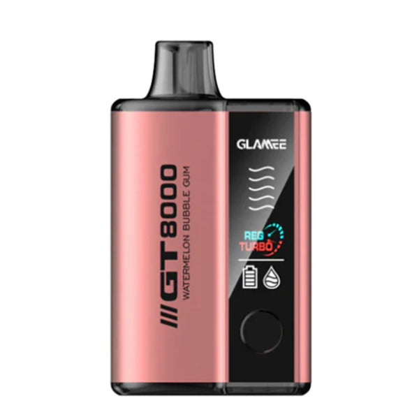 Best Deal Glamee GT 8000 8000 Puffs Disposable Vape 16mL Watermelon Bubble Gum