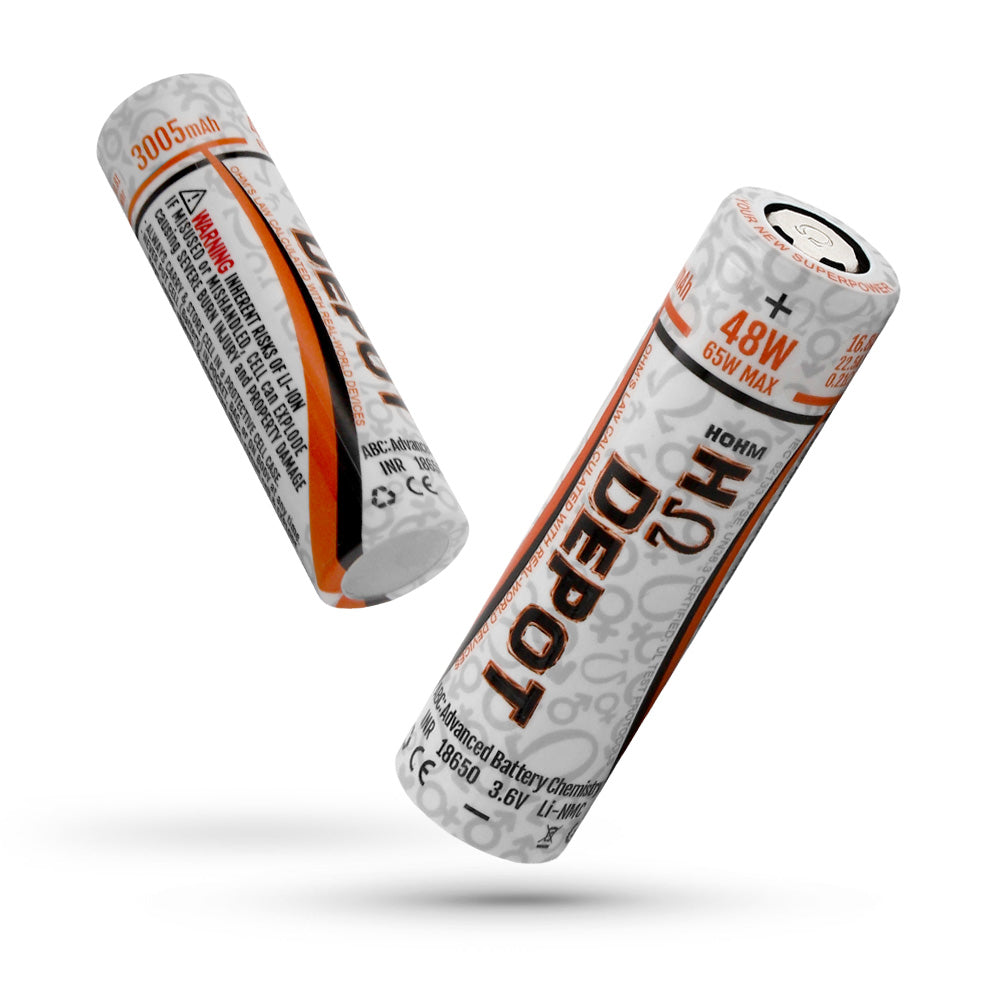 Hohm Tech Hohm Depot 18650 16.8A 3005mAh 2 Pack Best