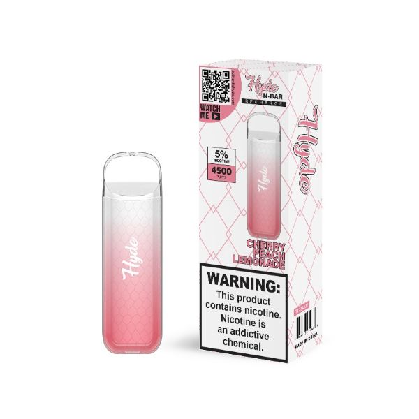 Hyde N-Bar Recharge Single Disposable Vape 13mL Best Flavor Cherry Peach Lemonade