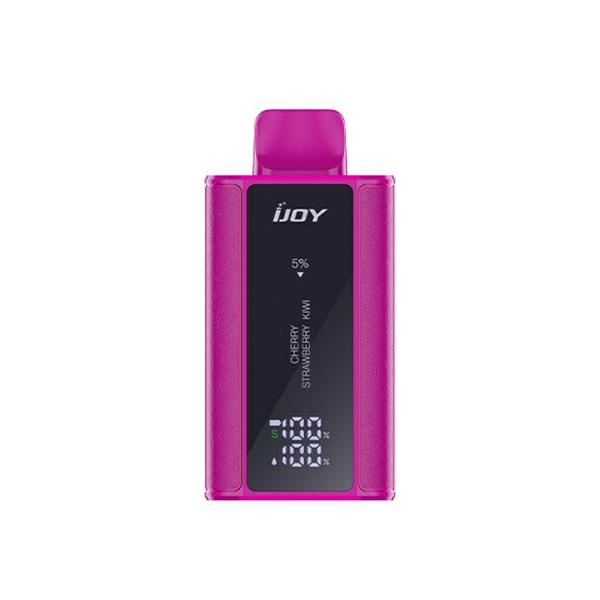 Best Deal IJoy Bar Captain 10000 Disposable Vape 18mL Cherry Strawberry Kiwi