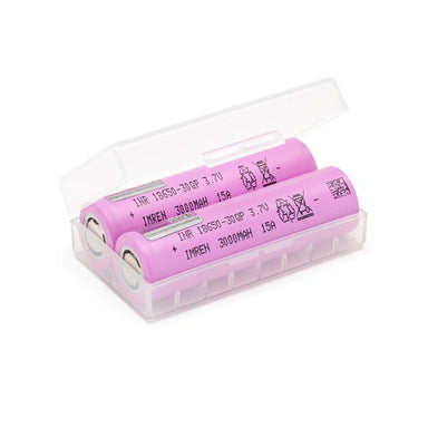 Best Deal IMREN 3000mAh 18650-30QP 25A 3.7V Battery 2-Pack