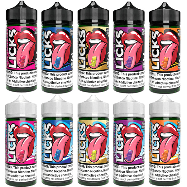 Juice Roll Upz Licks TF-Nic 100mL Vape Juice Best Flavors