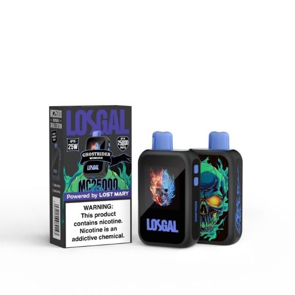 Best Deal Losgal MC25000 Disposable Vape 16mL Ghostrider Watermelon Ice