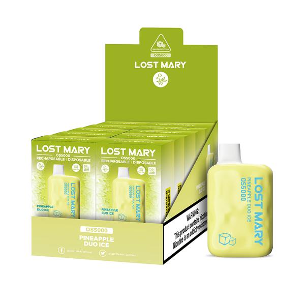 Best Deal Lost Mary OS5000 4% Disposable Vape 10mL Pineapple Duo Ice