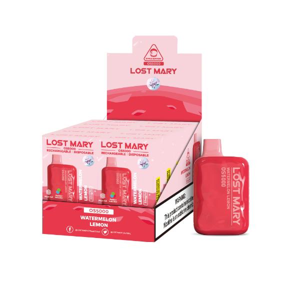 Best Deal Lost Mary OS5000 4% Disposable Vape 10mL Watermelon Lemon