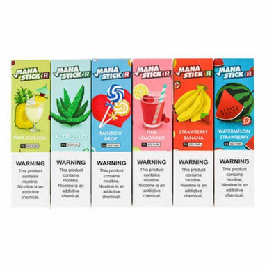 Lost Vape Mana Stick R Disposable Vape 3mL 8 Pack Best Flavors Pina Colada Aloe Jelly Rainbow Drop Pink Lemonade Strawberry Banana Watermelon Strawberry