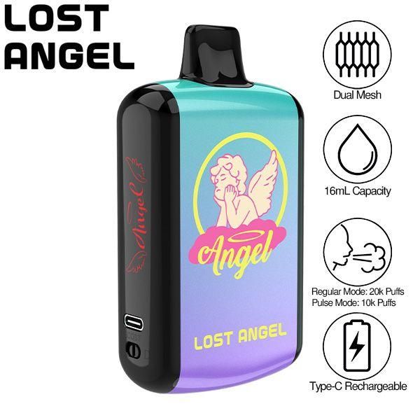 Best Deal Best Deal Lost Angel Pro Max 20K Rechargeable Vape 16mL - Grape Ice