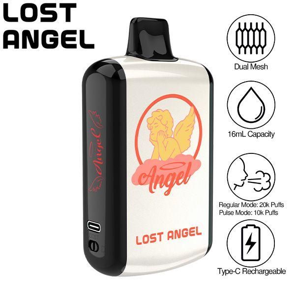 Best Deal Best Deal Lost Angel Pro Max 20K Rechargeable Vape 16mL - Juicy Peach