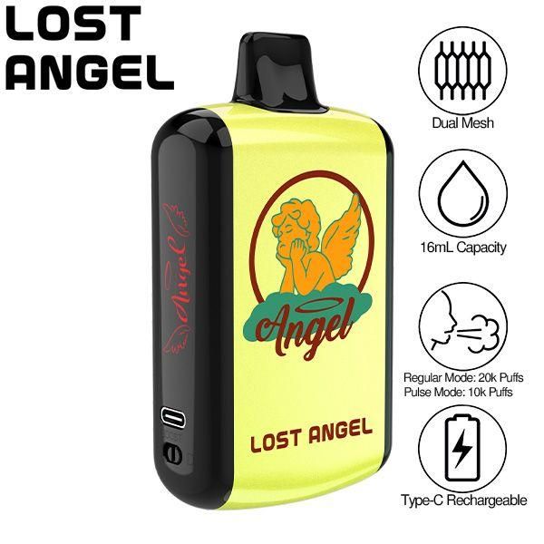 Best Deal Best Deal Lost Angel Pro Max 20K Rechargeable Vape 16mL - Strawberry Banana