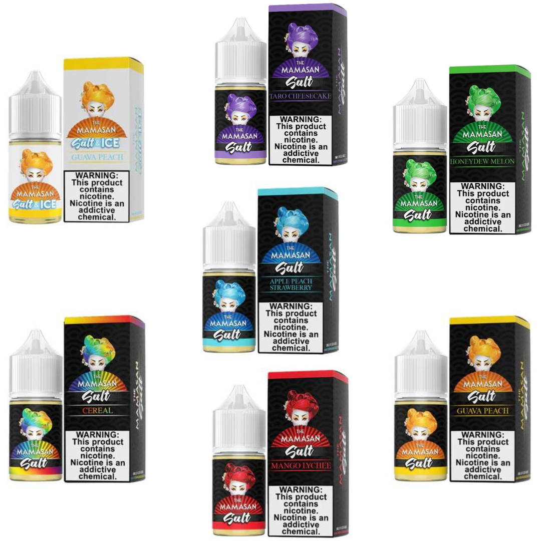 The Mamasan Salt 30ML Vape Juice Best Flavors