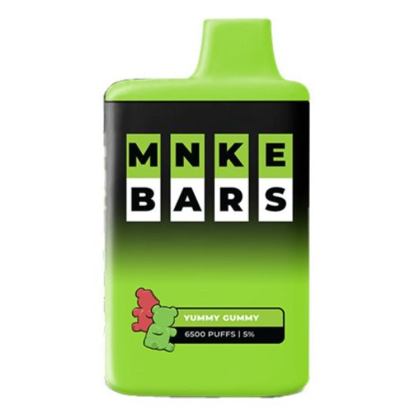 Best Deal MNKE Bars 6500 Puffs Disposable Vape Yummy Gummy