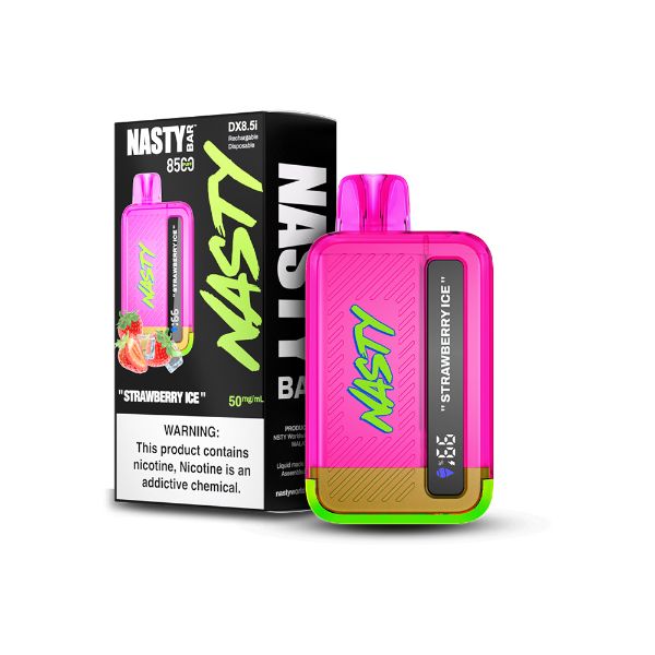 Nasty bar strawberry ice vape 8500 puffs