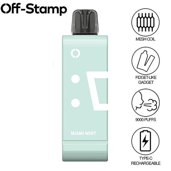 Off-Stamp SW9000 9000 Puffs Disposable Vape 13mL Best Flavor Miami Mint