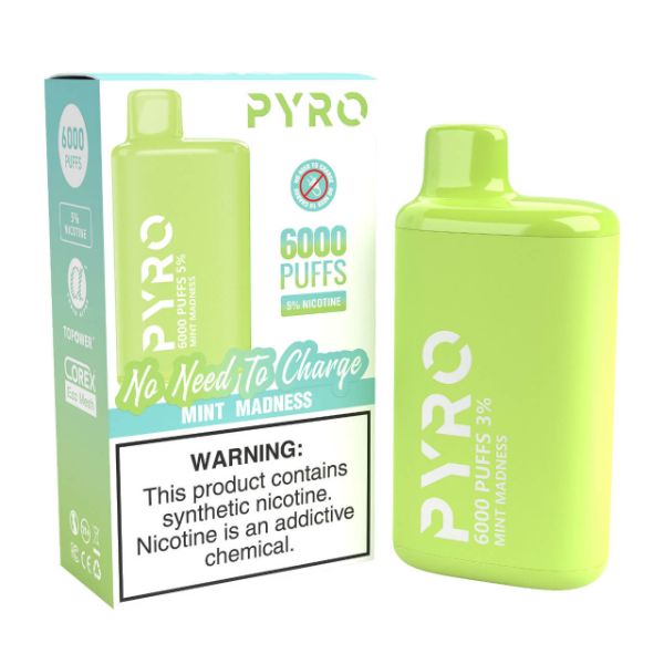 Pyro Disposable 6000 Puffs