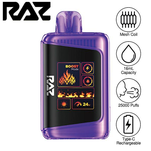 Best Deal Raz LTX 25000 Puffs Disposable 16mL - Bangin Sour Berries