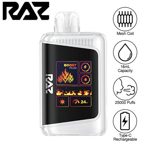 Best Deal Raz LTX 25000 Puffs Disposable 16mL - Clear