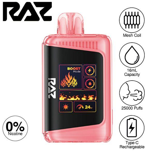 Best Deal Raz LTX 25000 Puffs Disposable 16mL - Strawberryburst